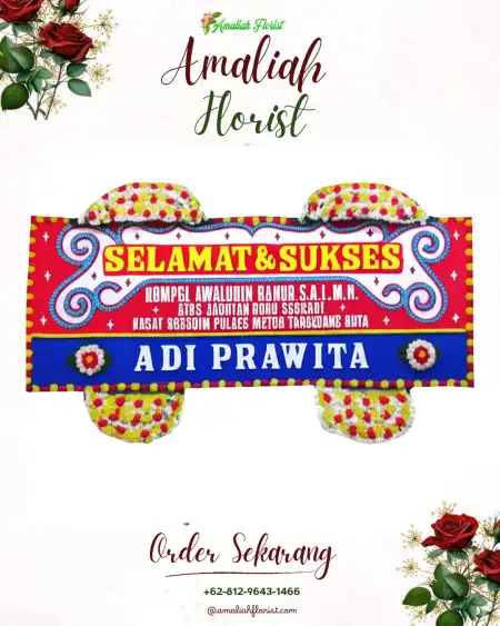 Papan Bunga Ucapan Selamat Lubang Buaya